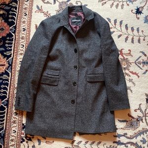 Men’s Express Heather Grey Pea coat